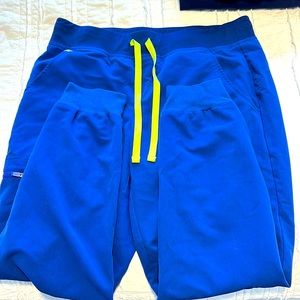 Figs royal blue joggers